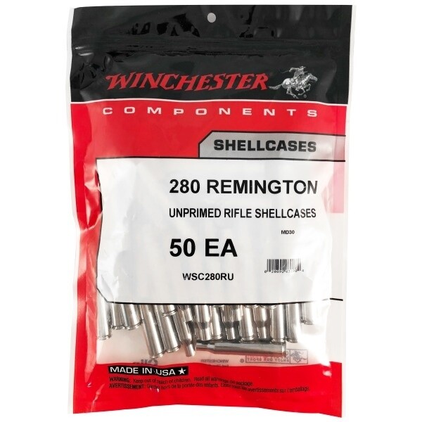Winchester Unprimed Brass 280 Remington 50 Count