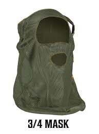 Primos 3/4 Mask OD Green Mesh