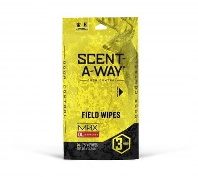 Hunter's Specialties Scent-A-Way Odour Control Field Wipes