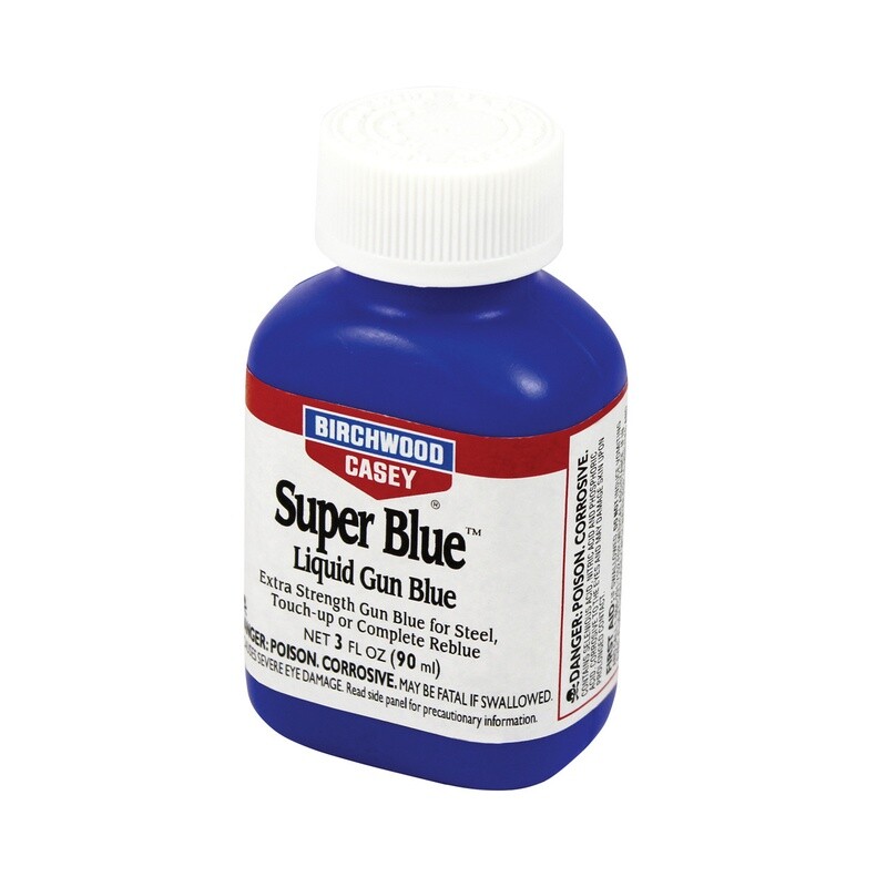 Birchwood Casey Super Blue Liquid Gun Blue 3 Fl Oz