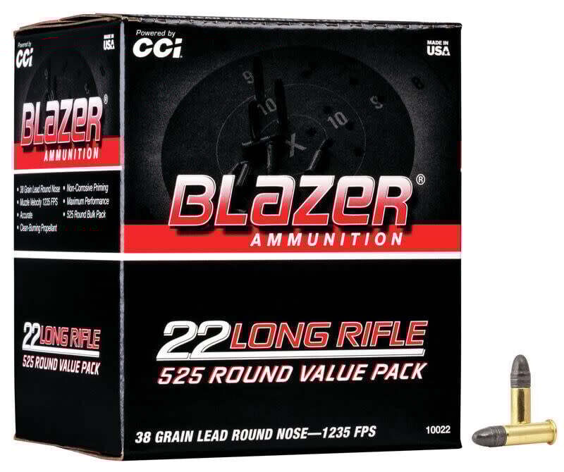 CCI Blazer 22 LR Value Pack 38 Grain 525 Rounds