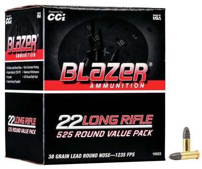 Blazer Rimfire Bulk Pack Loose 22LR (525 Rounds)