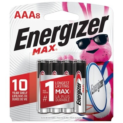 Energizer Batteries AAA (8-Pack)