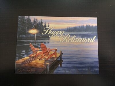 Imagimex Greeting Cards "Happy Retirement" Dock
