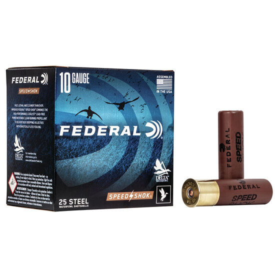 Federal Speed Shok 10 Gauge 3 1/2" #2 Steel (25 Rounds)