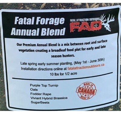 Fatal Forage Annual Blend Food Plot 10 lbs