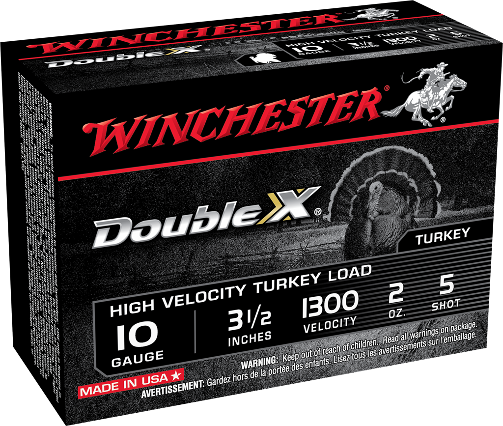 Winchester Double X 10 Gauge 3 1/2" #5 Turkey (10 Rounds)