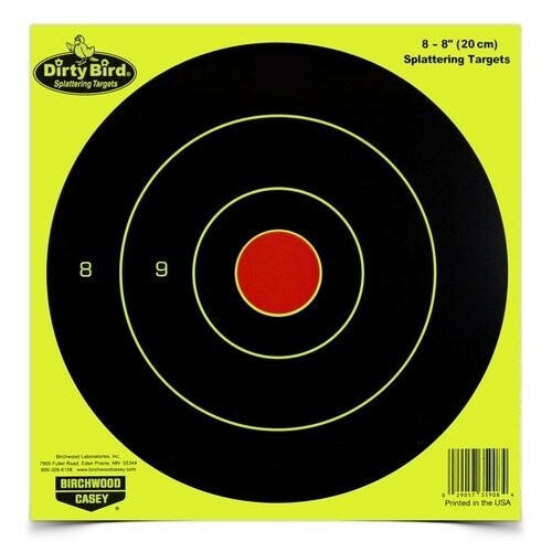 Birchwood Casey Dirty Bird Splattering Targets – 12x18, Silhouette, 9-Pack, Tagboard