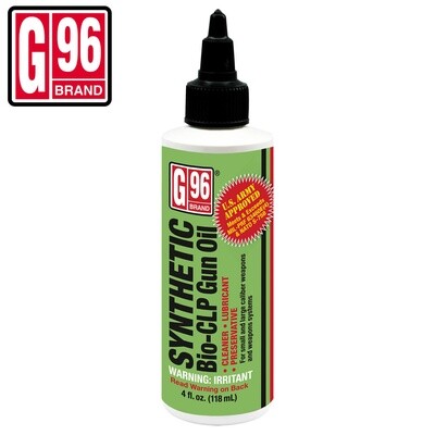 G96 Synthetic Bio-CLP Gun Oil 4 fl oz
