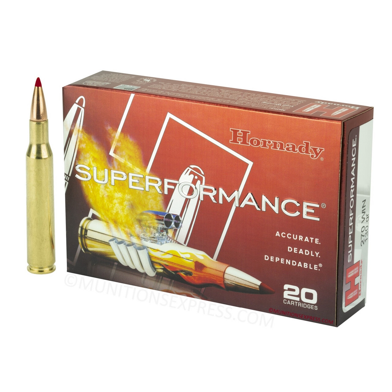 Hornady Superformance 270 Win 130 Grain CX (20 Cartridges)
