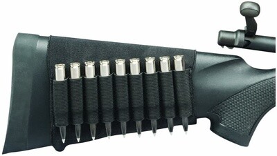 Hunter Specialties Butt Stock Rifle Shell Holder Black