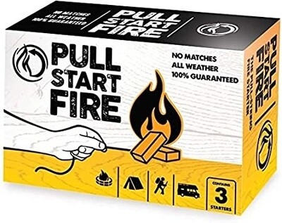 Pull Start Fire The Pull String Fire Starter 3 Pieces