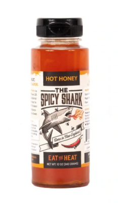 The Spicy Shark Hot Syrup Hot Honey 8 Fl Oz