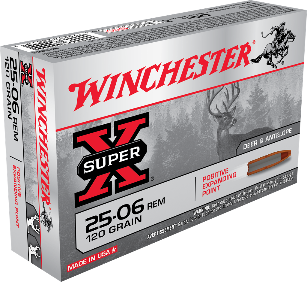 Winchester Super X 25-06 Rem 120 Grain (20 Rounds)