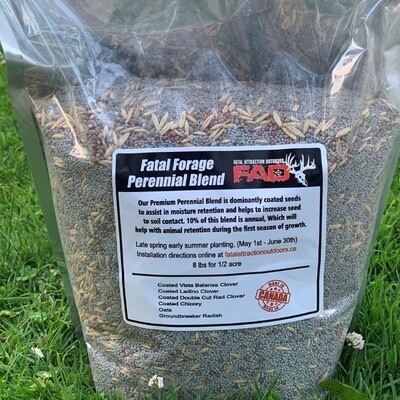 Fatal Attraction Outdoors Fatal Forage Perennial Blend Food Plot 8 lbs