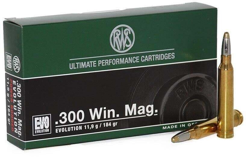 RWS Evo Evolution 300 Win Mag Power Bonded 184 Grain (20 Rounds)
