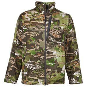 Under Armour Timber Jacket, Color: UA Forest 2.0 Camo/Black, Size: M