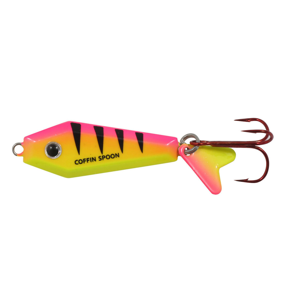 Northland Buck-Shot Coffin Spoon, Color: UV Bubblegum, Size: 1/8 oz
