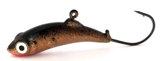 Meegs Premium Jigs, Color: Black Gold, Size: 1/16 oz