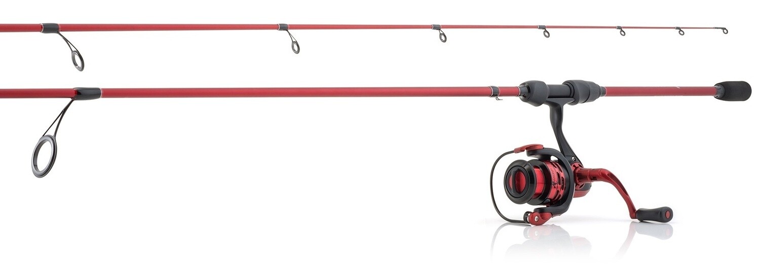 Matzuo Red Series 6'10” Medium Light 1-Piece Spinning Rod/Reel