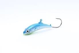 Meegz Walleye Premium Jigs, Color: Blue Silver, Size: 1/2oz