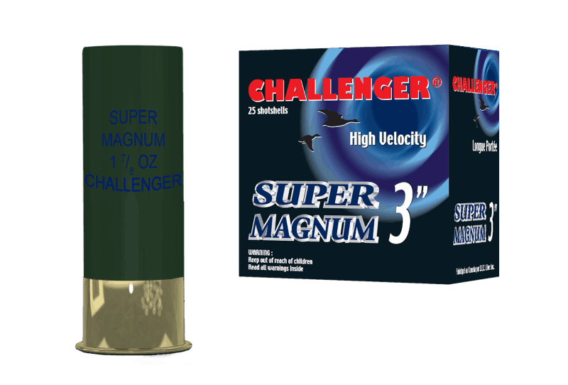 Challenger 12 Gauge 3&quot; Super Magnum Lead #6 (25 Rounds)