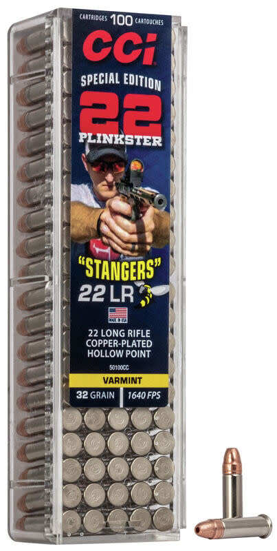 CCI Special Edition Plinkster 22 LR "Stangers" 1640 fps 32 Grain (100 Rounds)