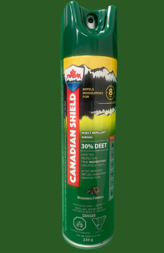Canadian Shield Insect Repellent Aerosol 30% Deet 230g