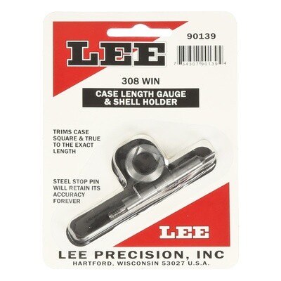 Lee 308 Win Case Length Gauge & Shell Holder