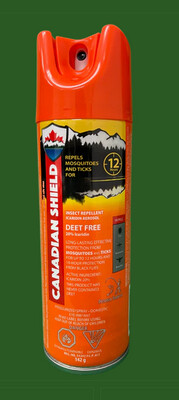 Canadian Shield Insect Repellent Aerosol Deet Free 20% Icaridin 170g