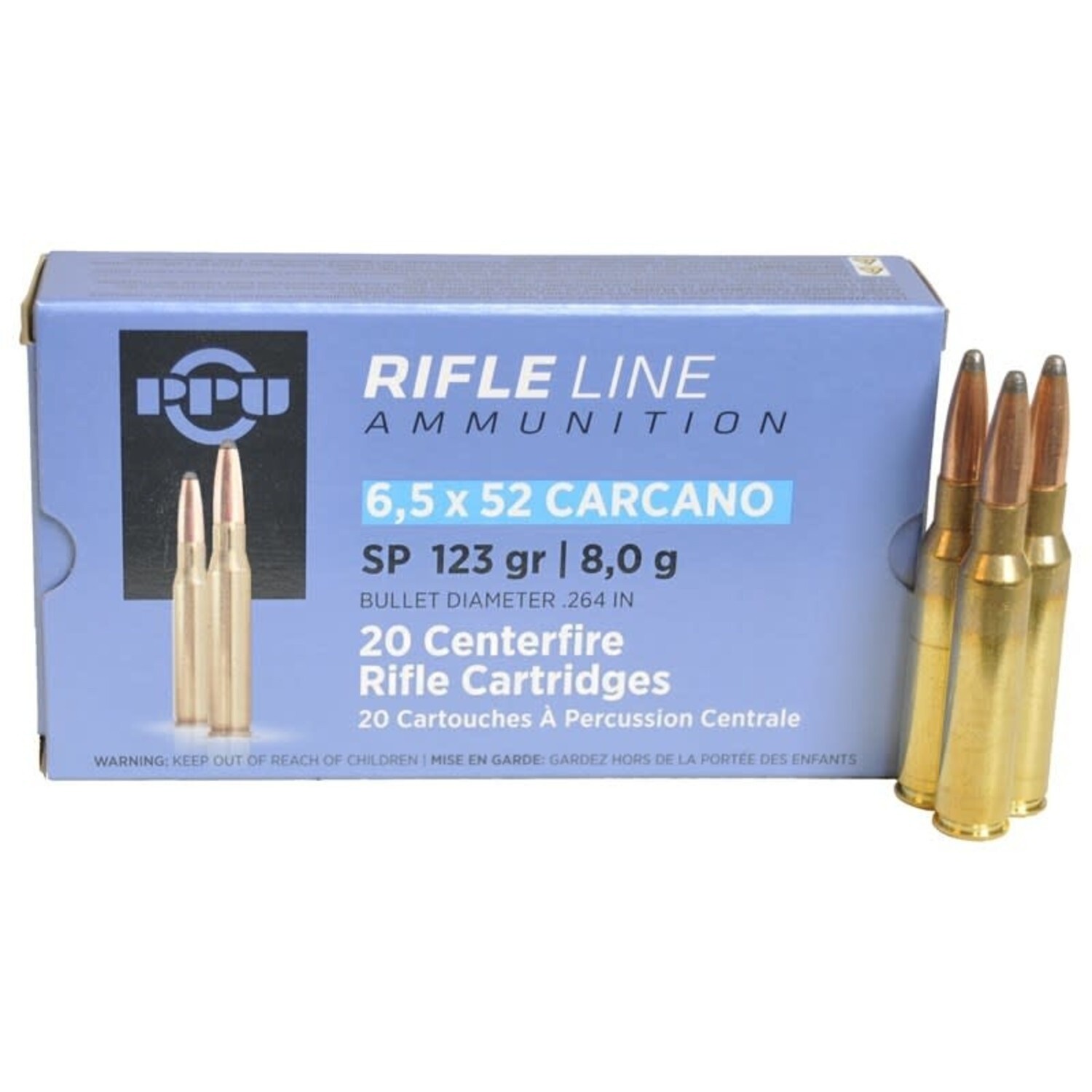 Prvi Partizan (PPU) 6.5x52 Carcano 139 Grain FMJ BT