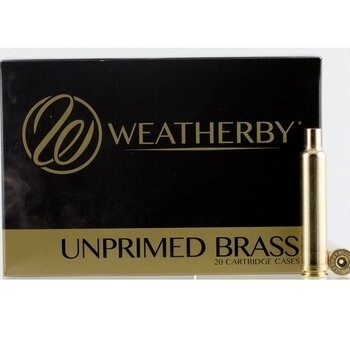 Weatherby Select 240 Wby Unprimed Brass (20 Cartridges)