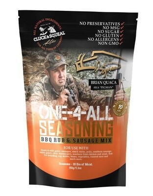 Cluck & Squeal One-4-All Seasoning BBQ Rub & Sausage Mix