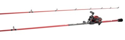 Matzuo 6'6" Medium1-Piece Bait Casting Rod/Reel Combo