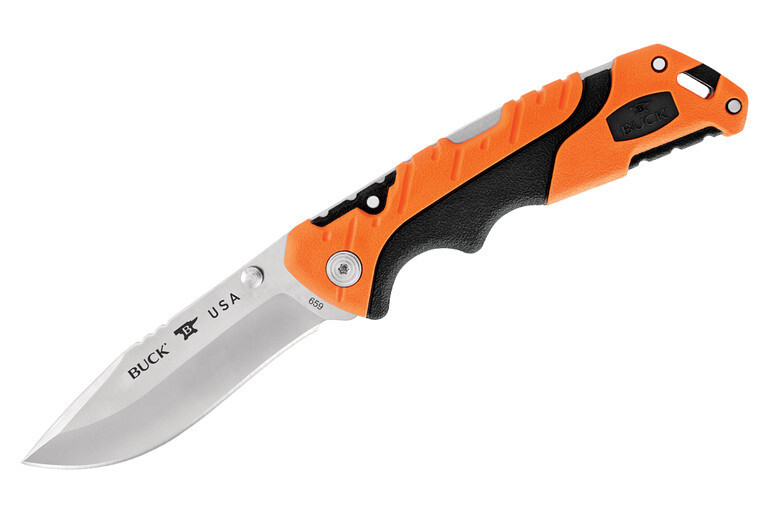 Buck Knives 659 Folding Pursuit Pro Large Orange/Black Molded Handle