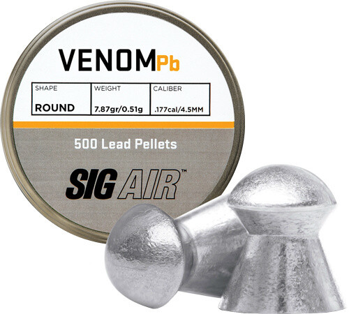 Sig Sauer Venom Pellet .177 Cal. 7.87 Grain (500 Count)