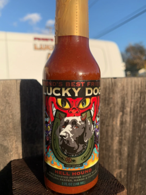 Lucky Dog Hot Sauce Hell Hound 5 Fl Oz