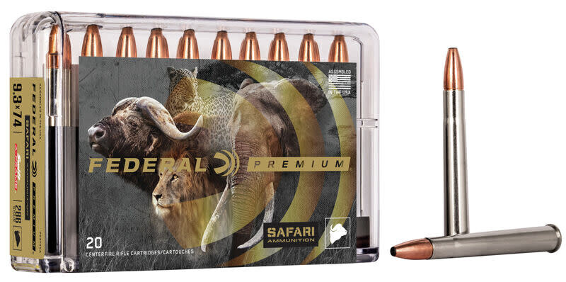 Federal Premium 9.3x74R 286 Grain Swift A-Frame (20 Cartridges)