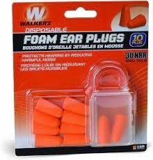 Walker's Disposable Foam Ear Plugs (5-Pack)