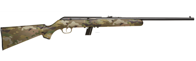 Savage 64F 22 LR 21&quot; Barrel Multicam Stock Semi-Auto Rifle