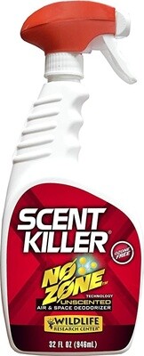 Wildlife Research Center Scent Killer No Zone Unscented Air & Space Deodorizer 32 Fl Oz