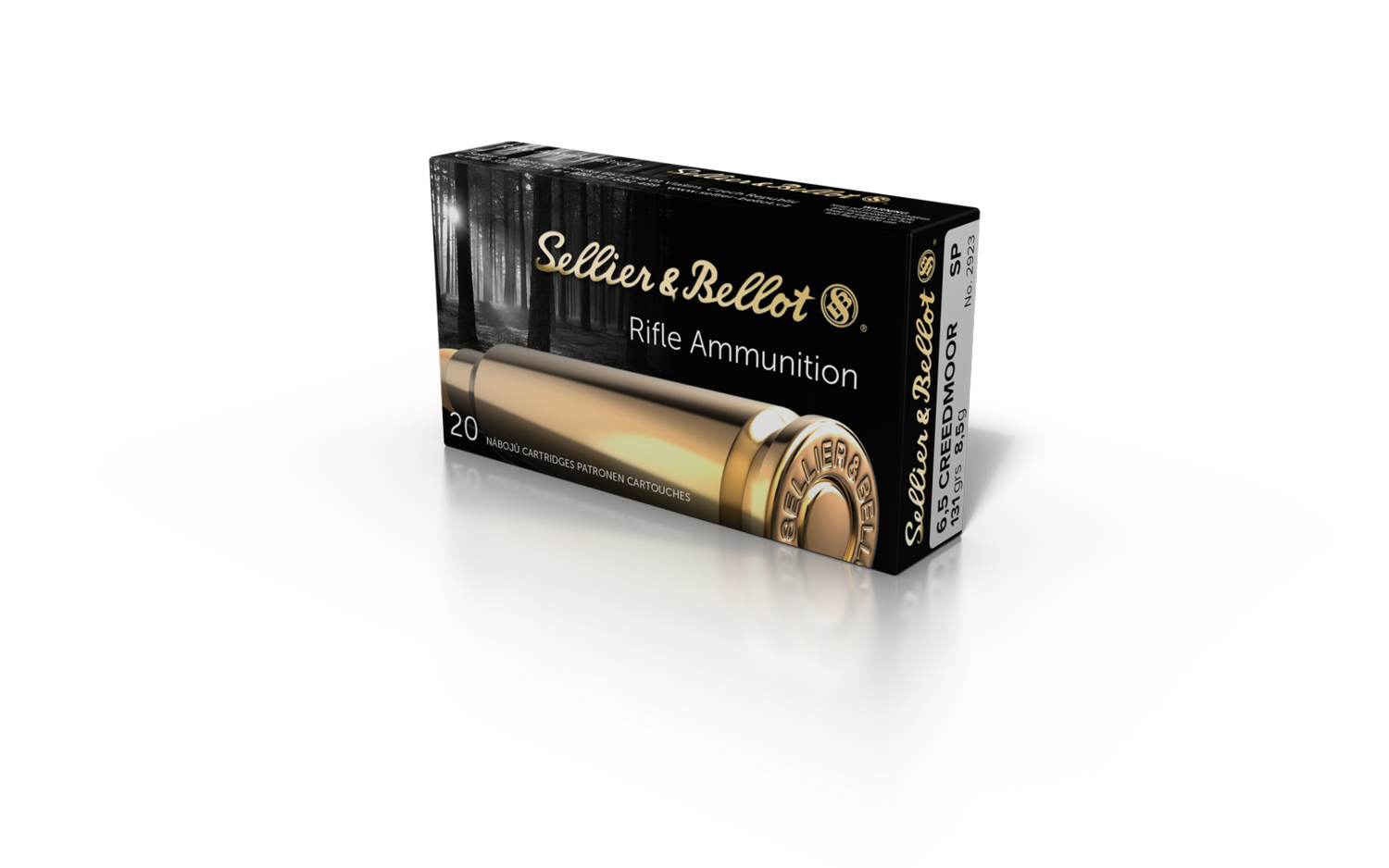 Sellier &amp; Bellot 6.5 Creedmoor 131 Grain SP (20 Rounds)