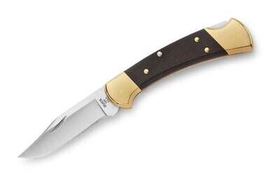Buck Knives Ranger Genuine Ebony Folding Knife w/ Leather Sheath