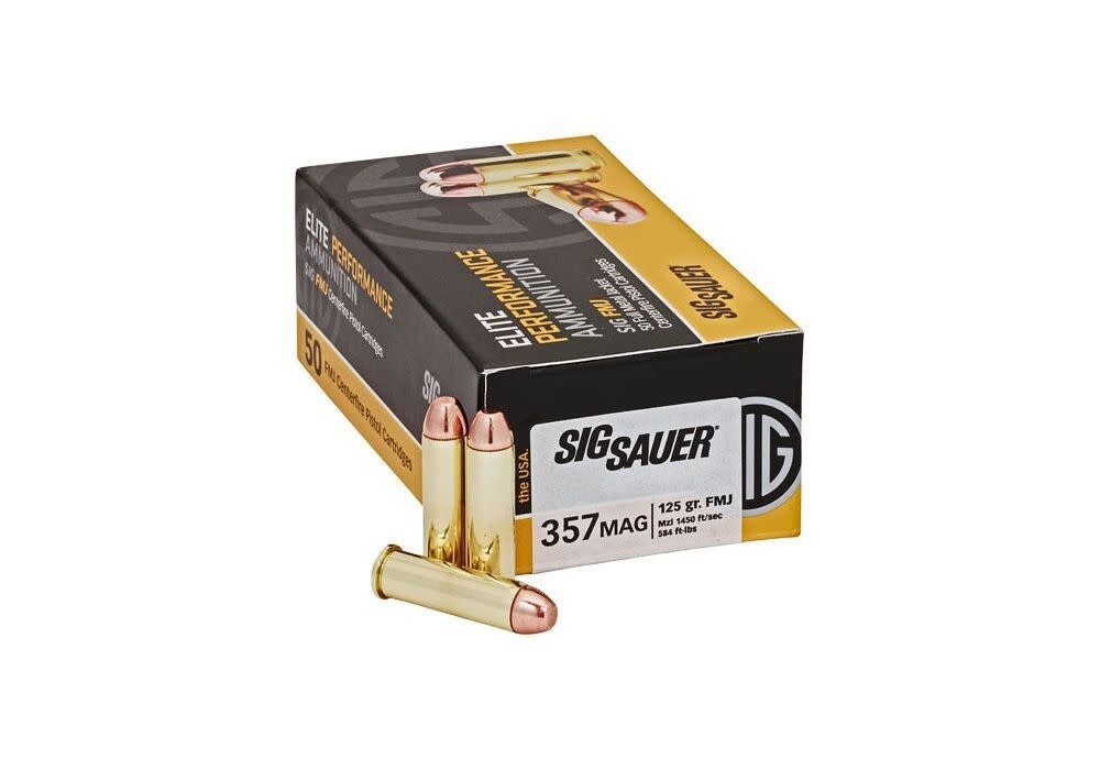 Sig Sauer Elite 357 Sig 125 Grain FMJ (50 Rounds)