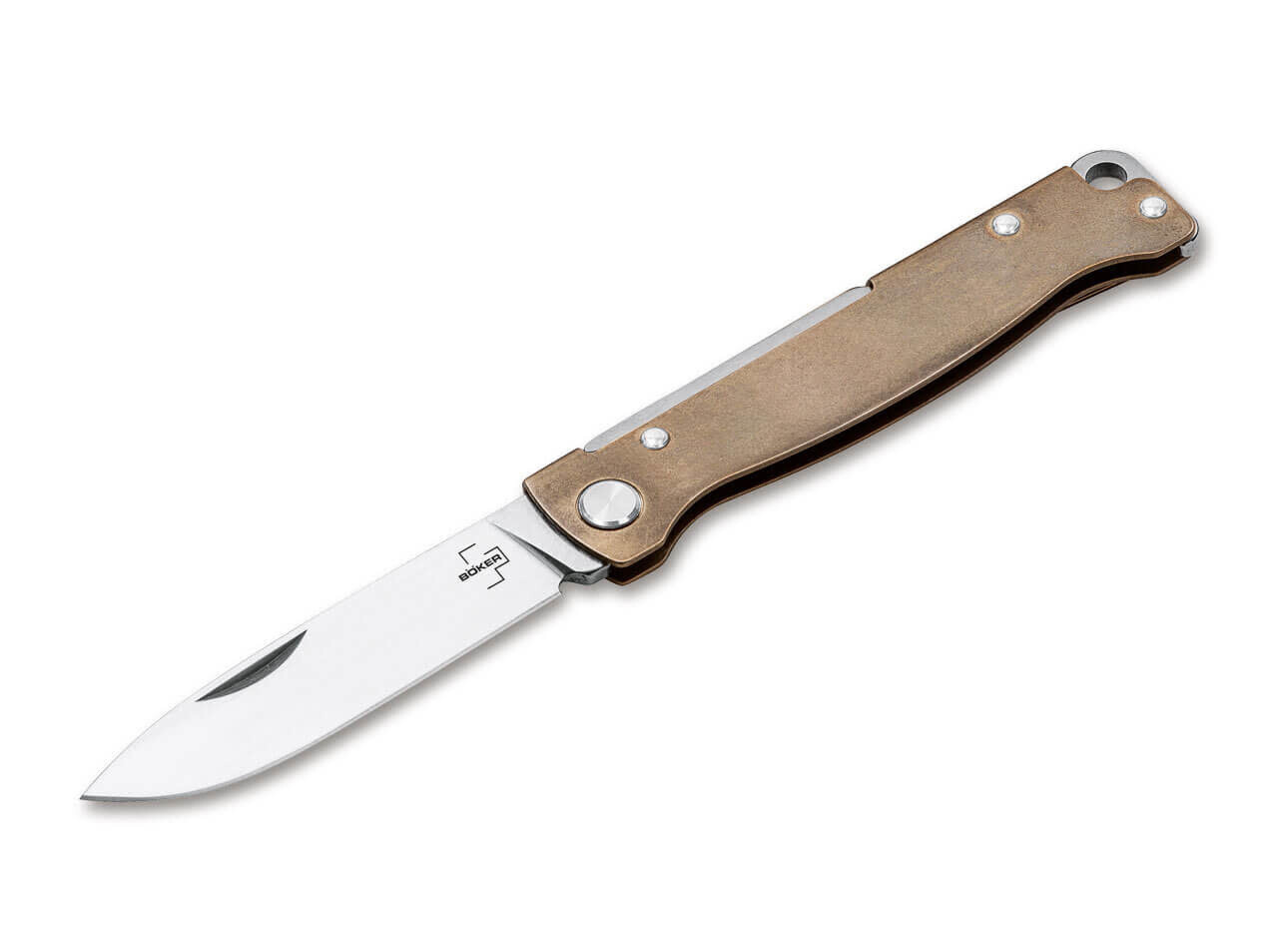Boker Plus Atlas Brass Folding Knife