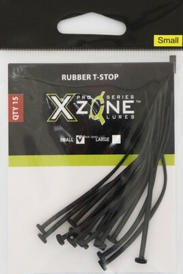 X Zone Rubber T-Stop Small (15-Pack)