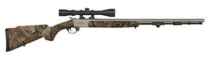 Tradition Pursuit XT 50 Cal 26" Stainless Steel Cerakote Barrel Mossy Oak Break Up Country Camo Stock 3-9x40 Duplex Scope