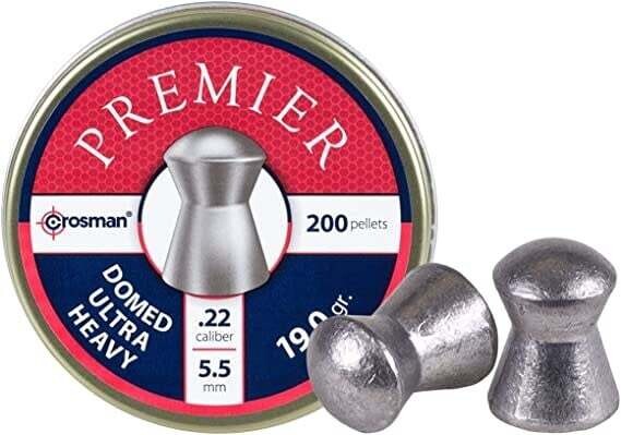 Crosman Domed Ultra Heavy Pellets .22 Cal 19 Grain (200 Count)