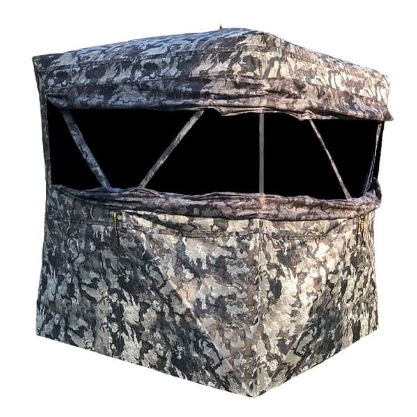 Muddy Infinity 2 Man Ground Blind 1 Way Shadow Mesh 58x58x72