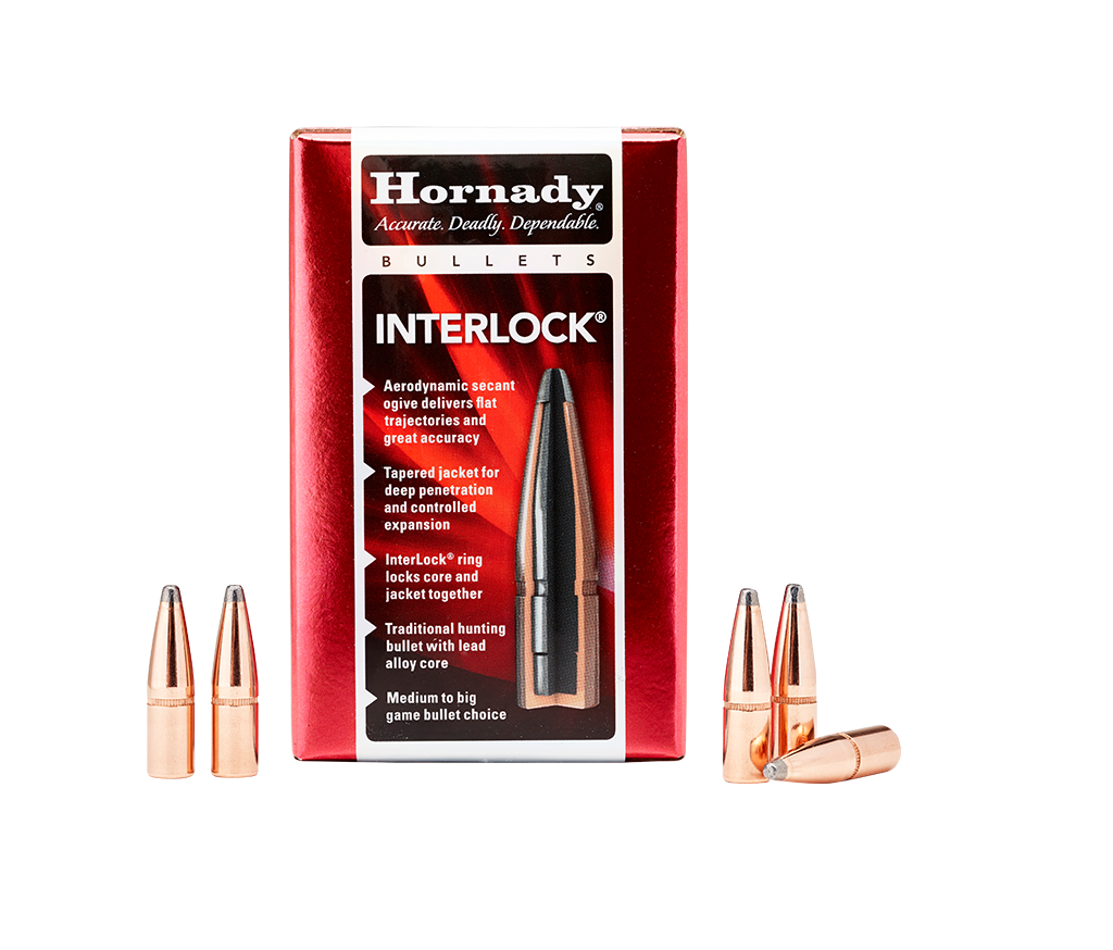 Hornady Interlock 35 Cal .358 250 Grain SP-RP (100 Count)